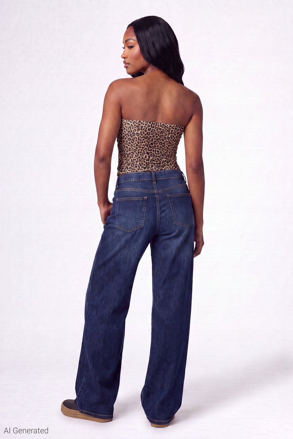 Printed Mesh Tube Top