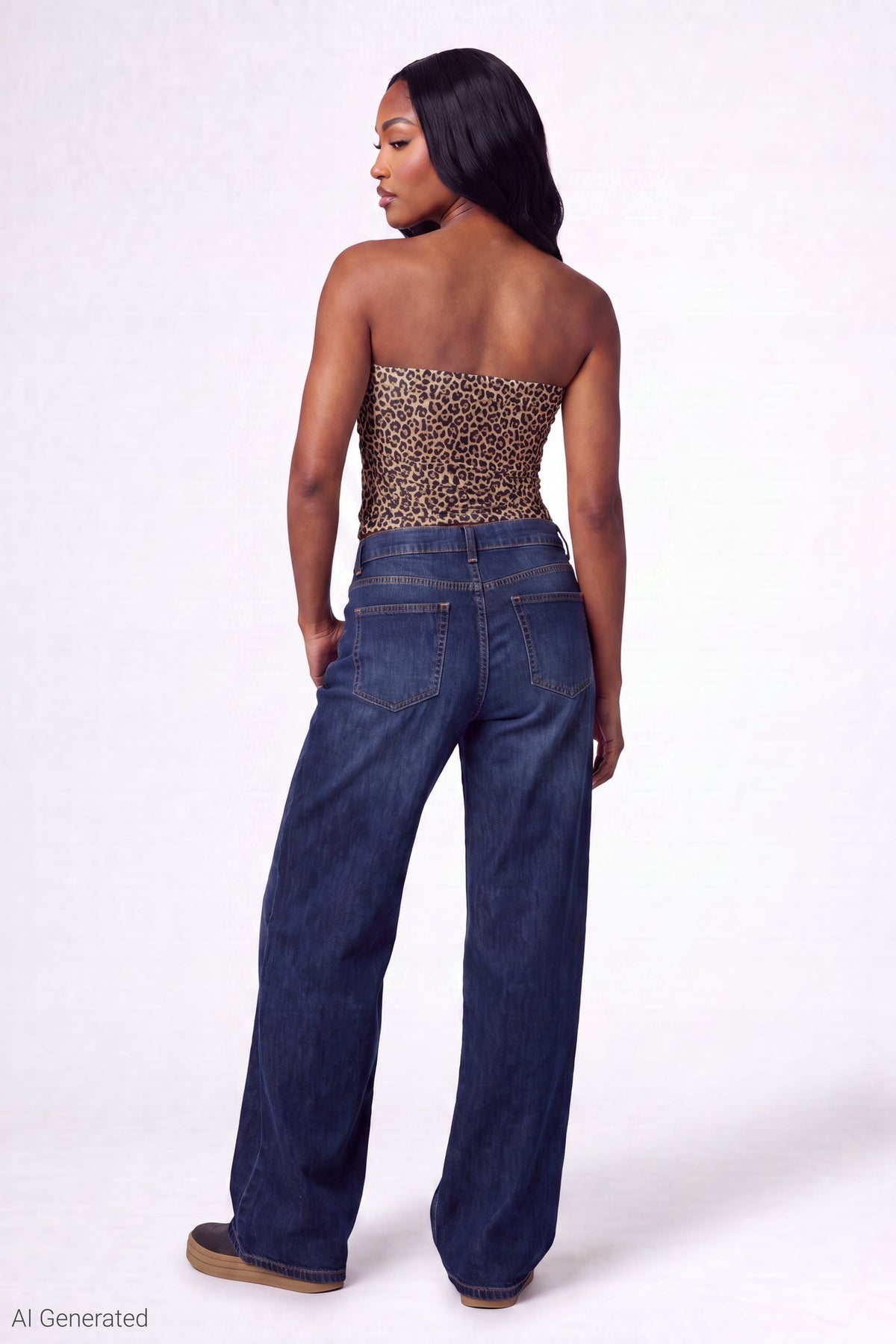 Printed Mesh Tube Top