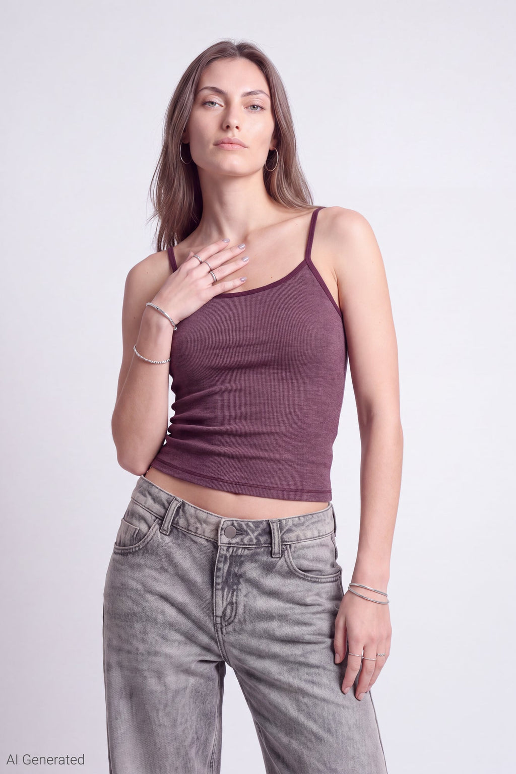 Reversible Scoop Neck Cami