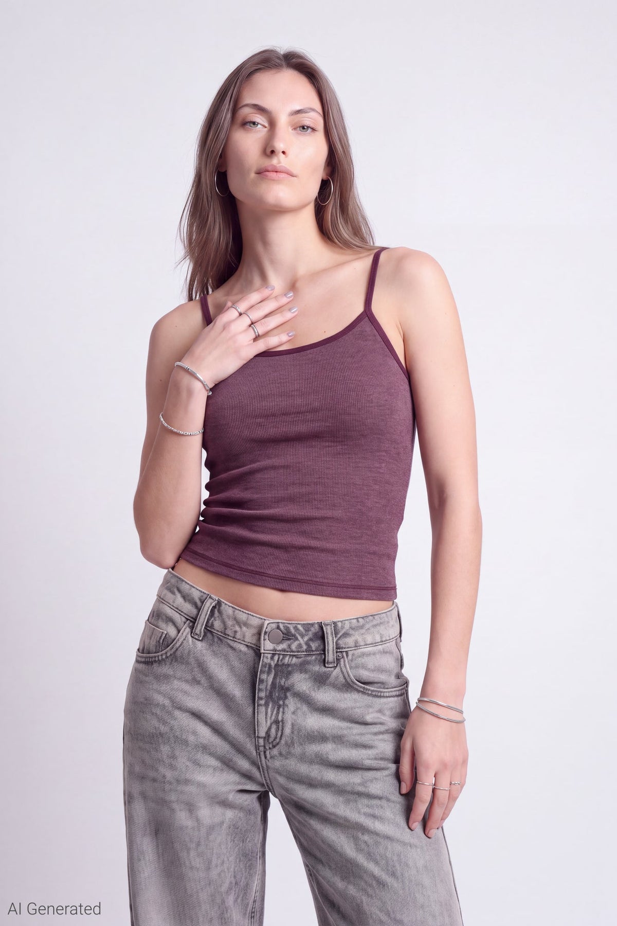 Reversible Scoop Neck Cami