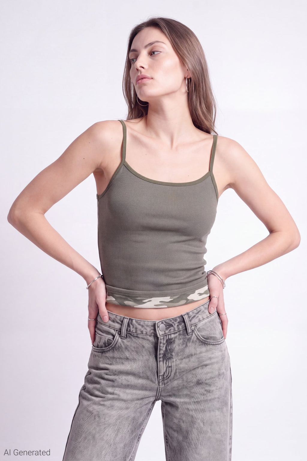 Reversible Scoop Neck Cami
