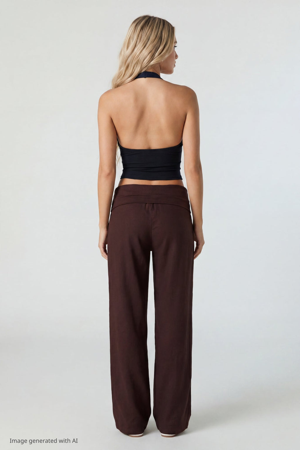 Soft V-Neck Halter Top