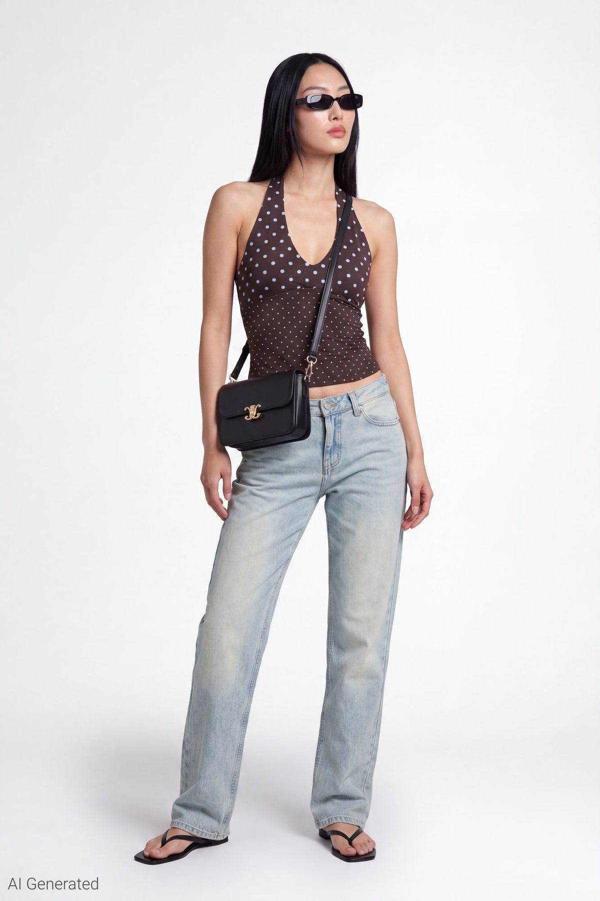 Polka Dot Halter Top