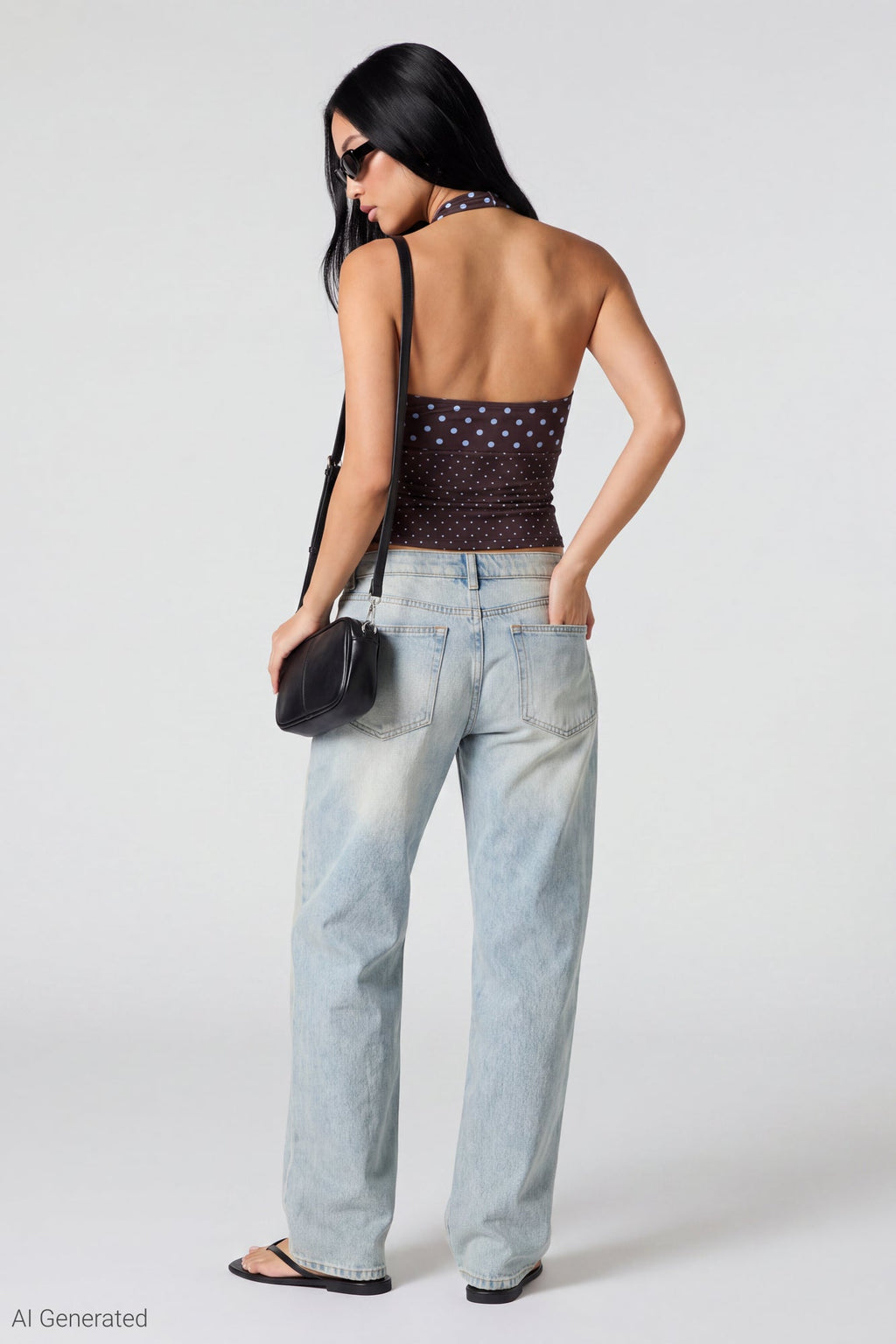 Polka Dot Halter Top