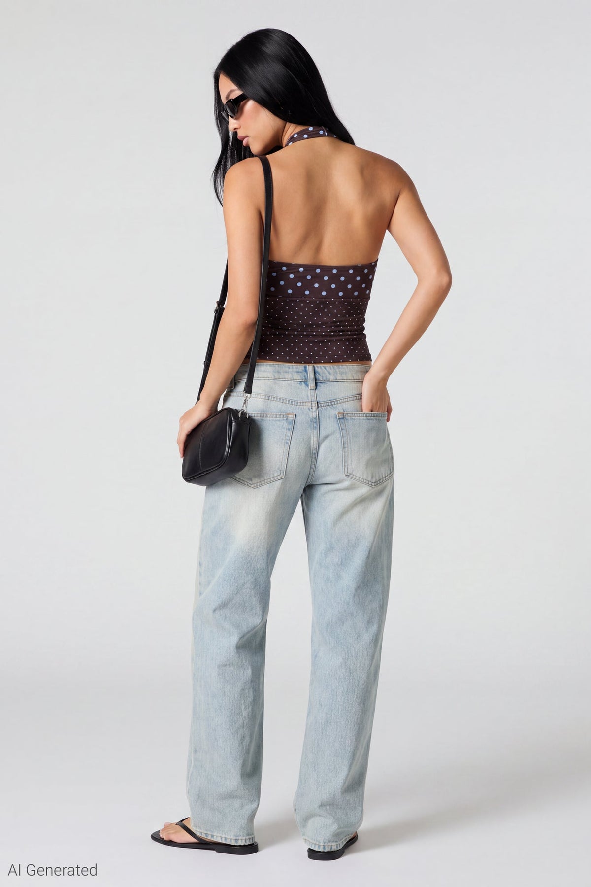 Polka Dot Halter Top