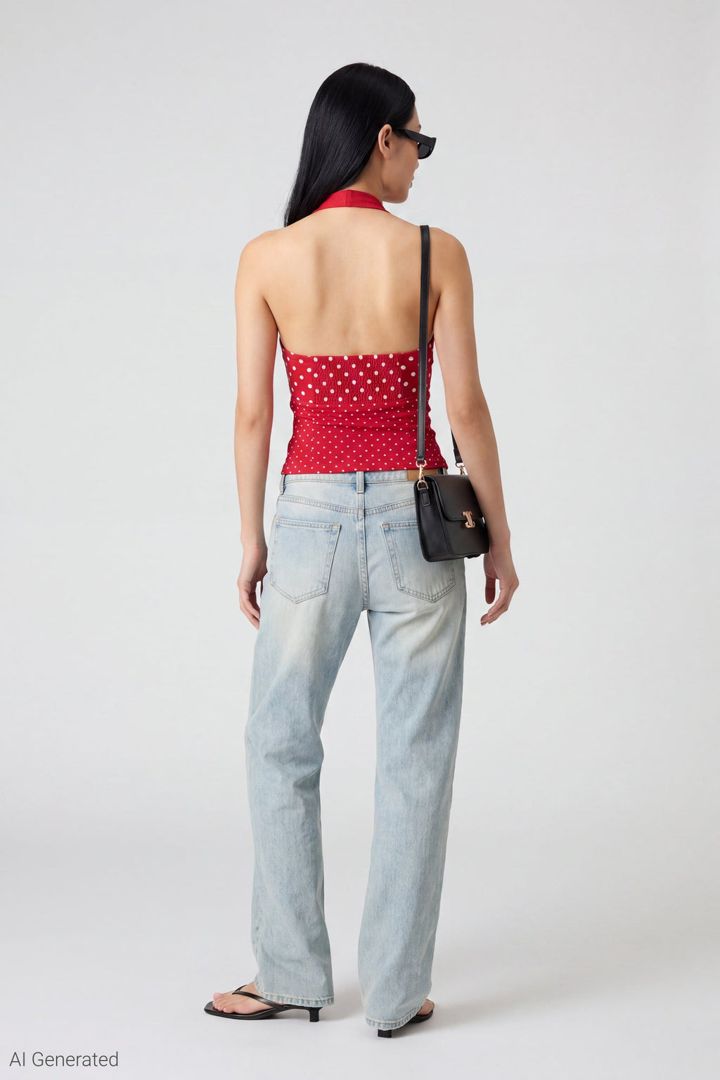 Polka Dot Halter Top