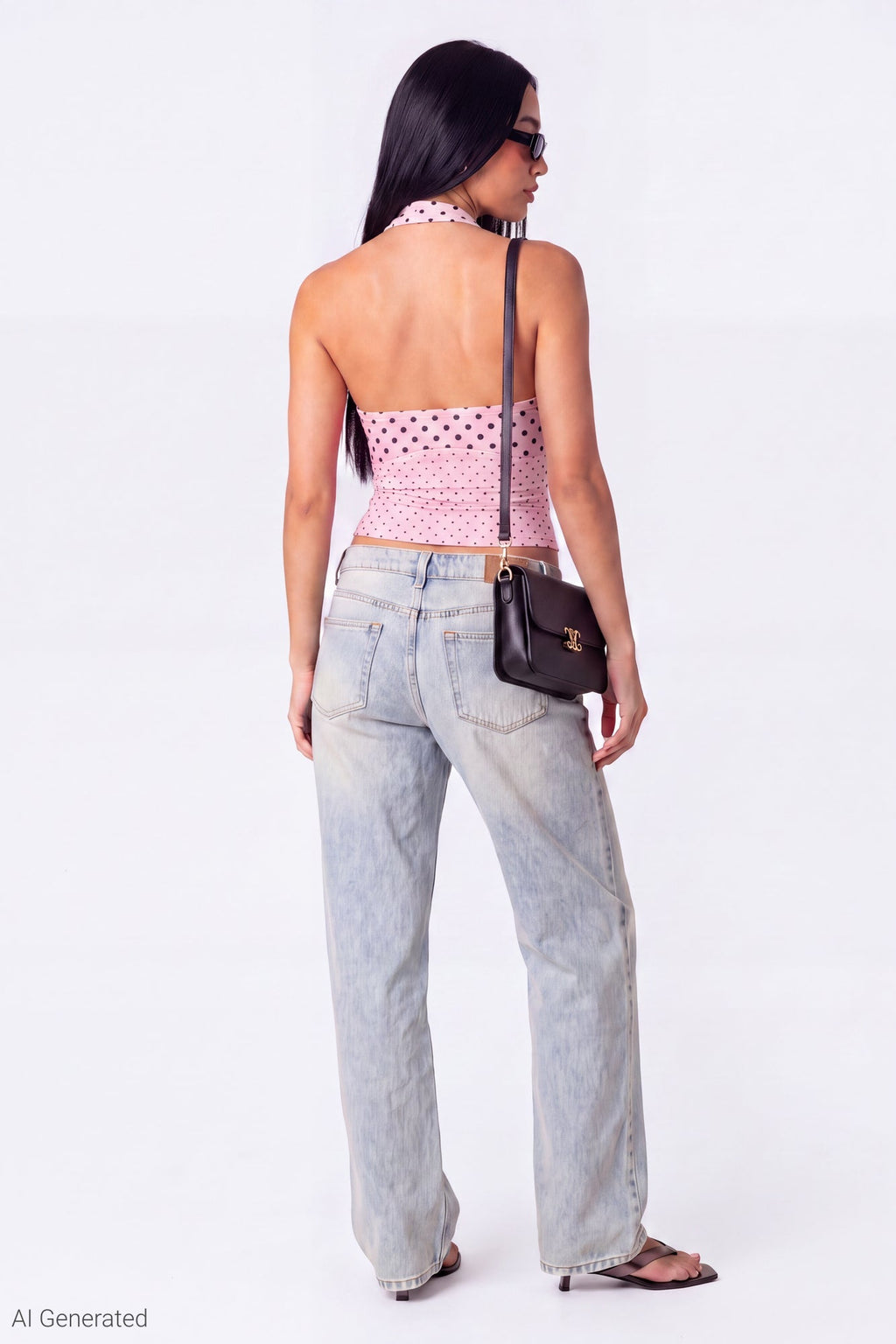 Polka Dot Halter Top