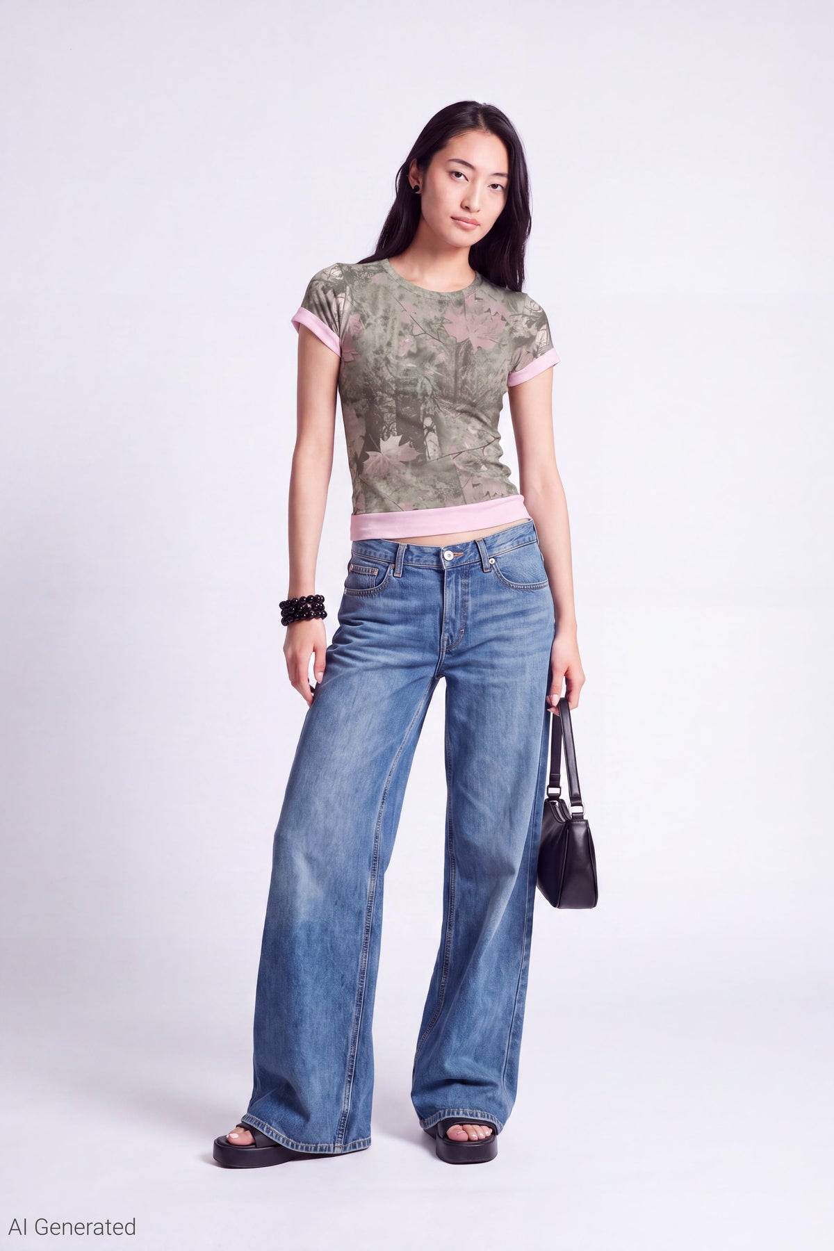 Short Sleeve Layered Twofer Top