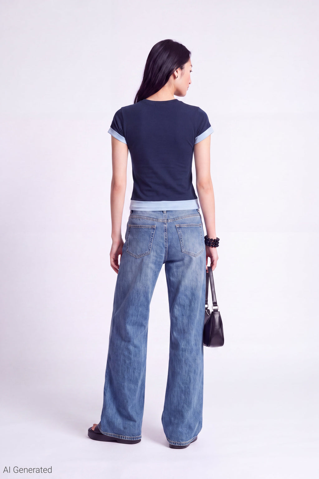 Short Sleeve Layered Twofer Top
