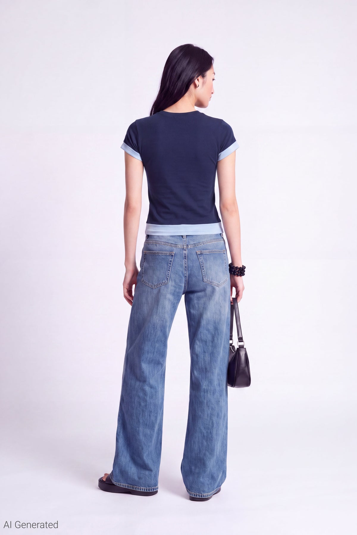 Short Sleeve Layered Twofer Top