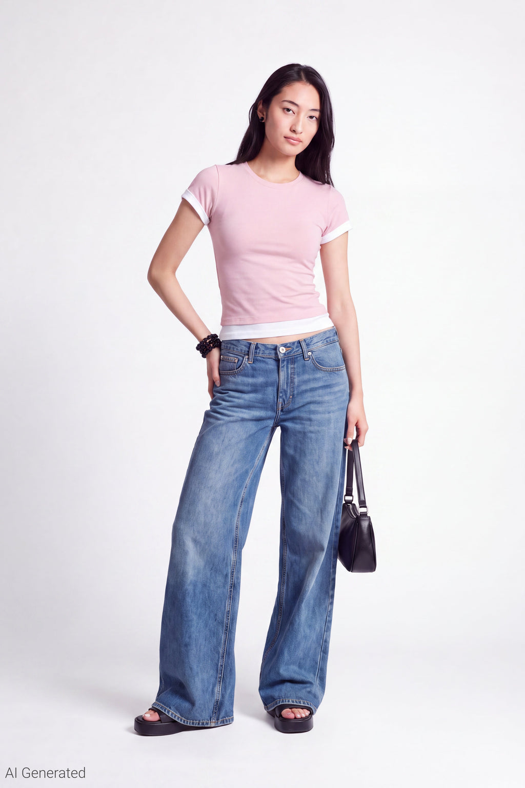 Short Sleeve Layered Twofer Top