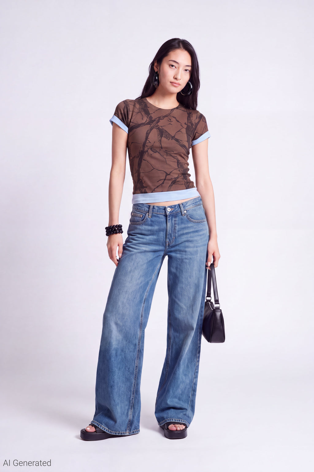 Short Sleeve Layered Twofer Top