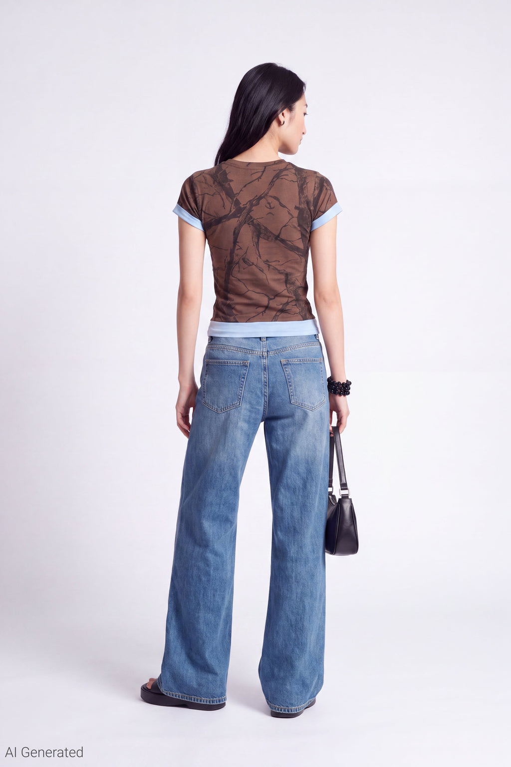 Short Sleeve Layered Twofer Top