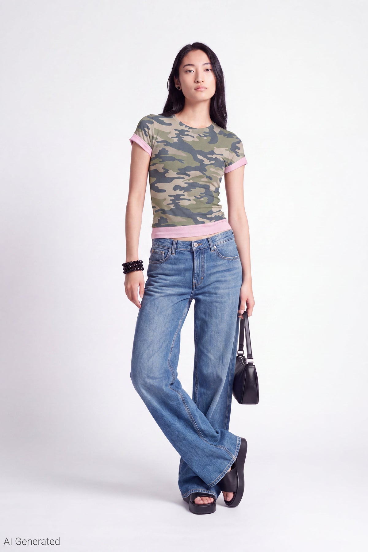 Short Sleeve Layered Twofer Top