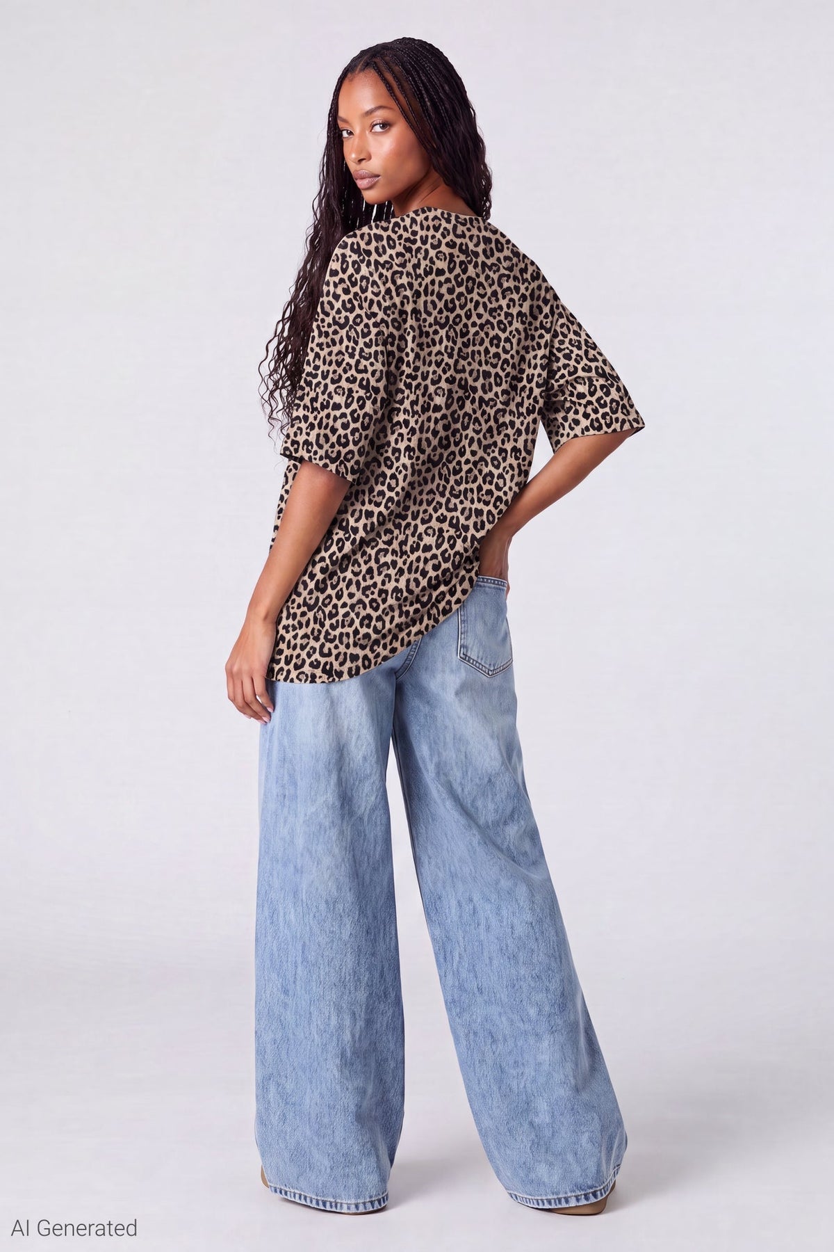 Oversized Soft Graphic T-Shirt