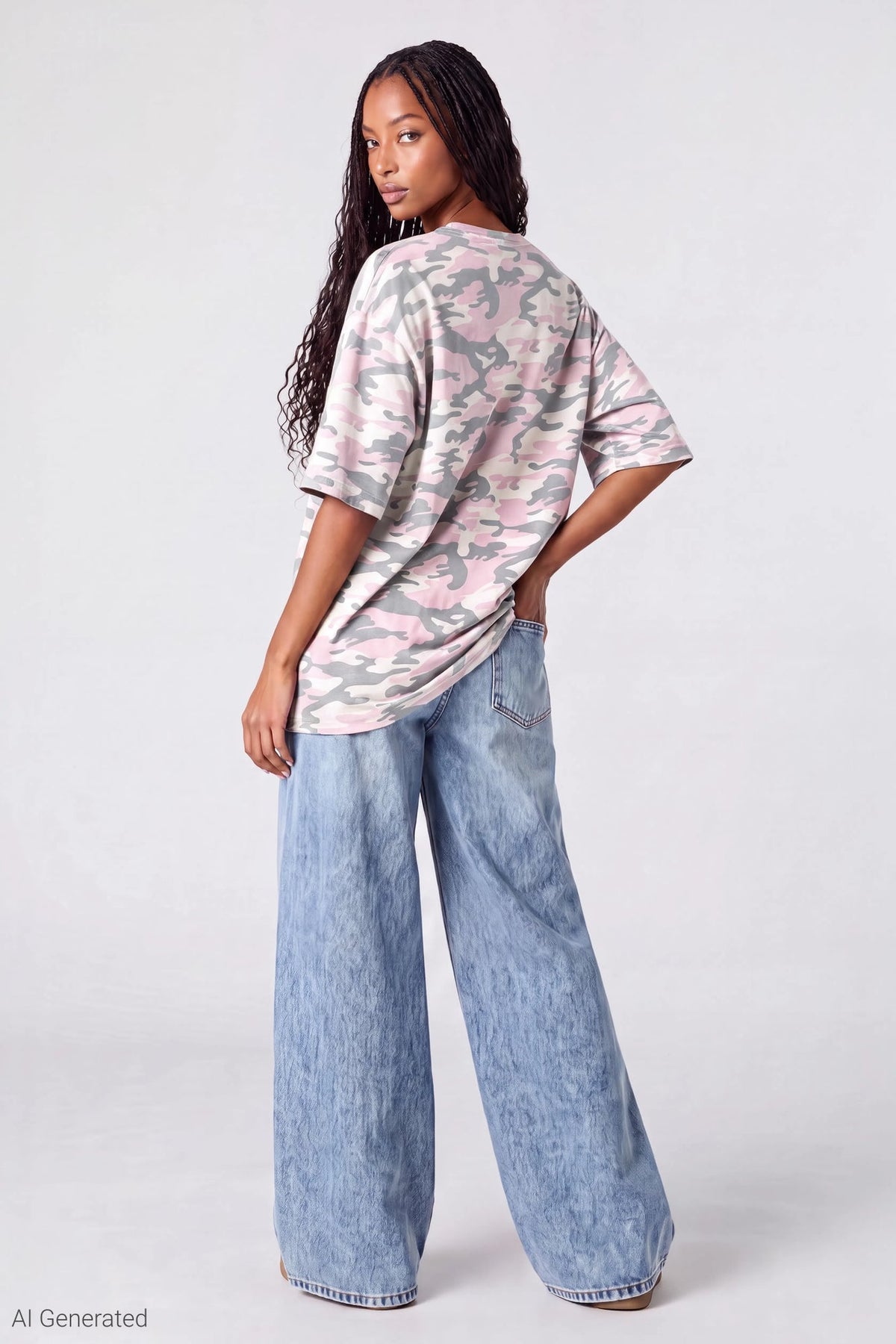 Oversized Soft Graphic T-Shirt