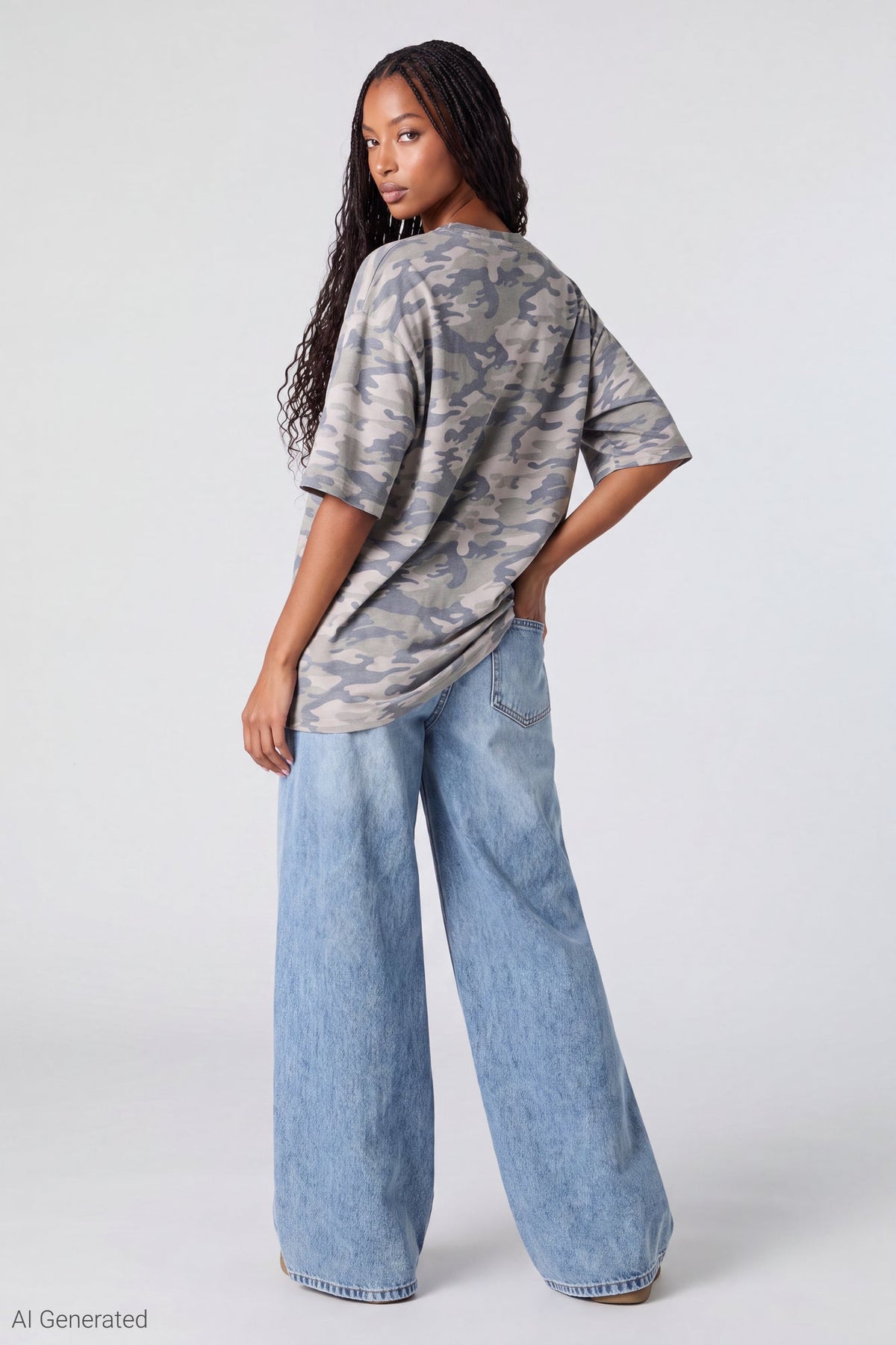 Oversized Soft Graphic T-Shirt