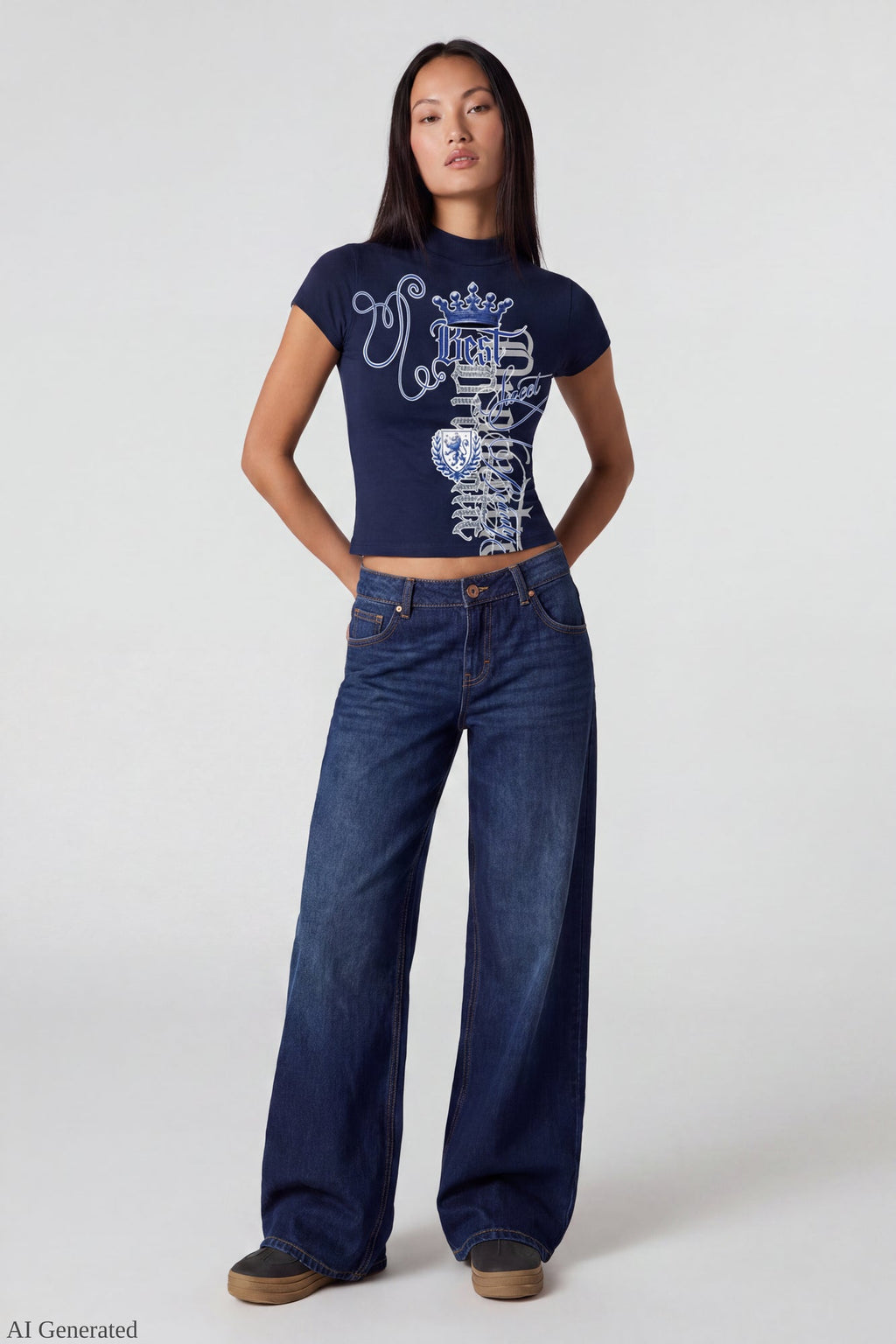 Graphic Fitted T-Shirt