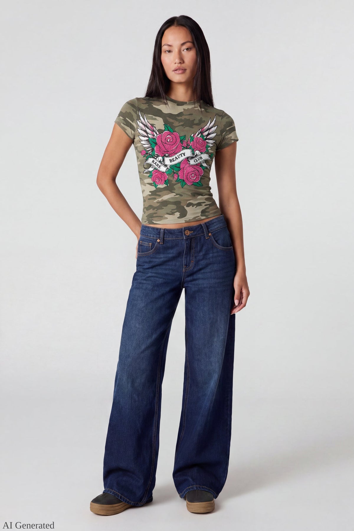 Graphic Fitted T-Shirt