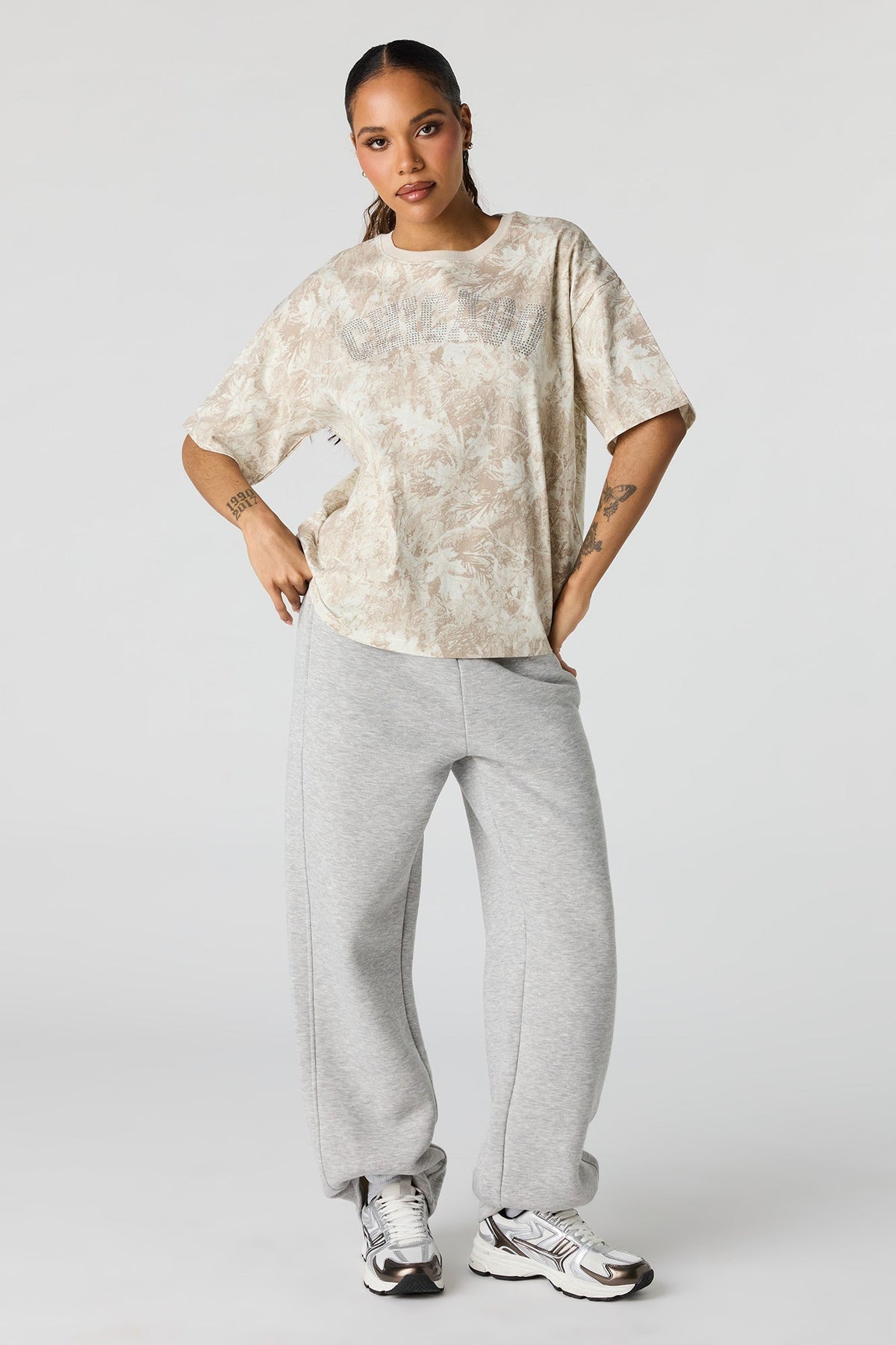 Graphic Printed Boyfriend T-Shirt