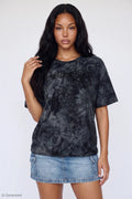 Tie Dye Graphic Boyfriend T-Shirt