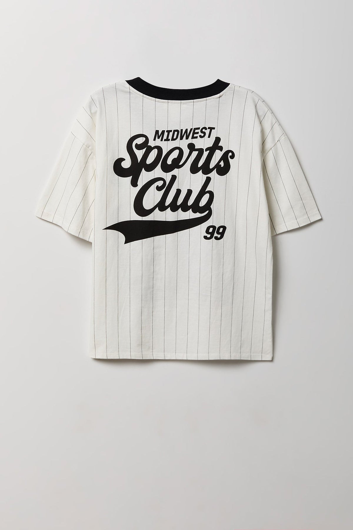 Graphic V-Neck Jersey T-Shirt