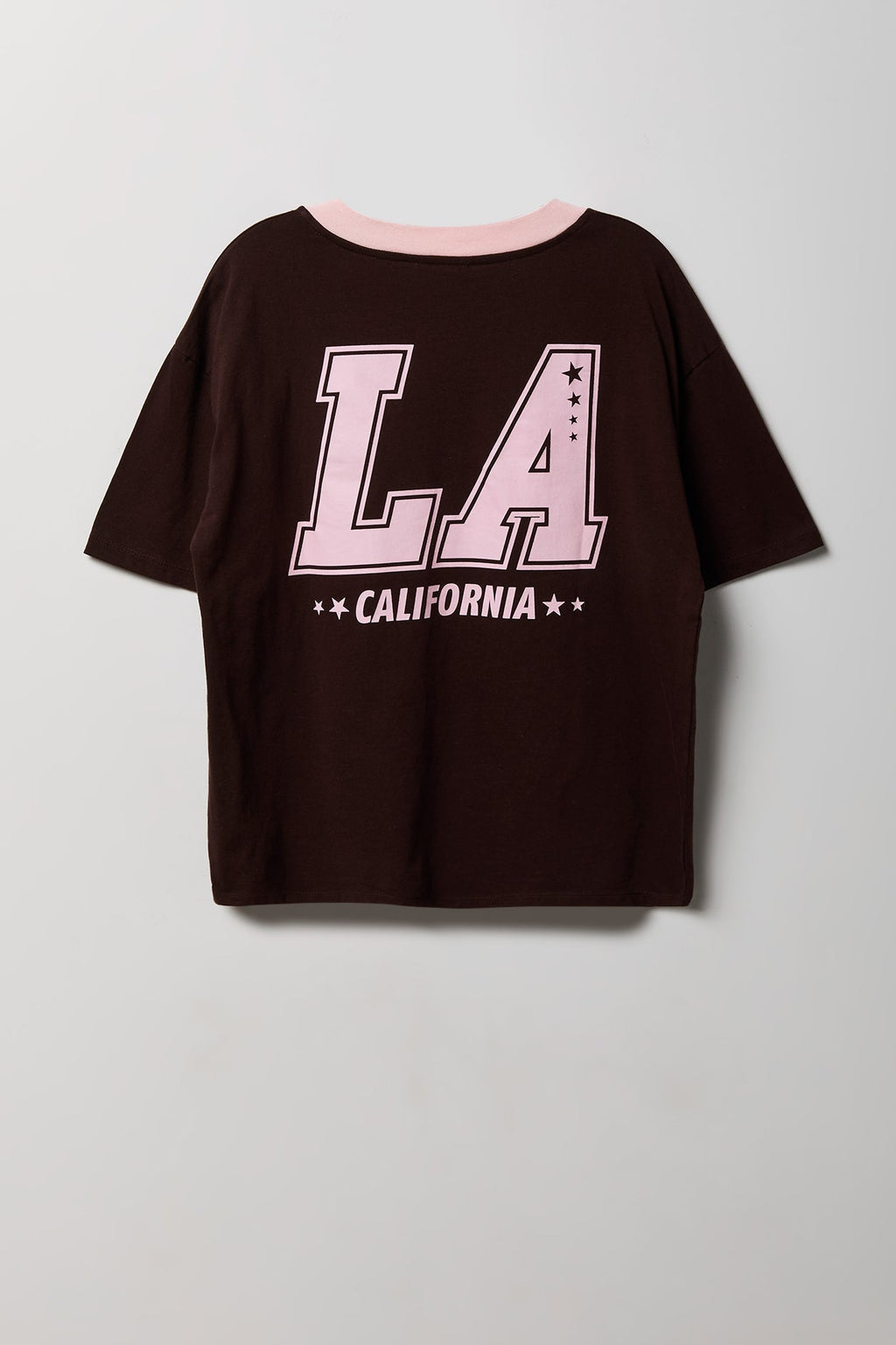 Graphic V-Neck Jersey T-Shirt