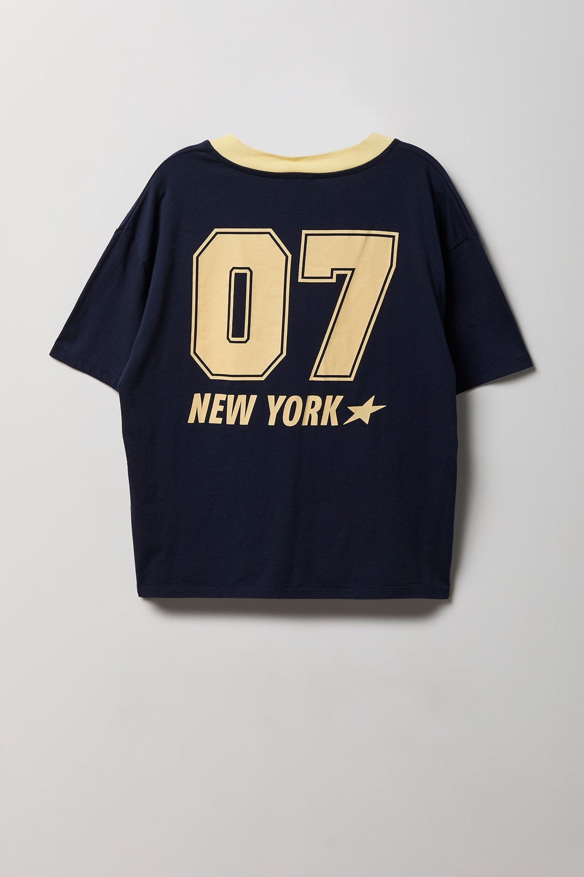Graphic V-Neck Jersey T-Shirt