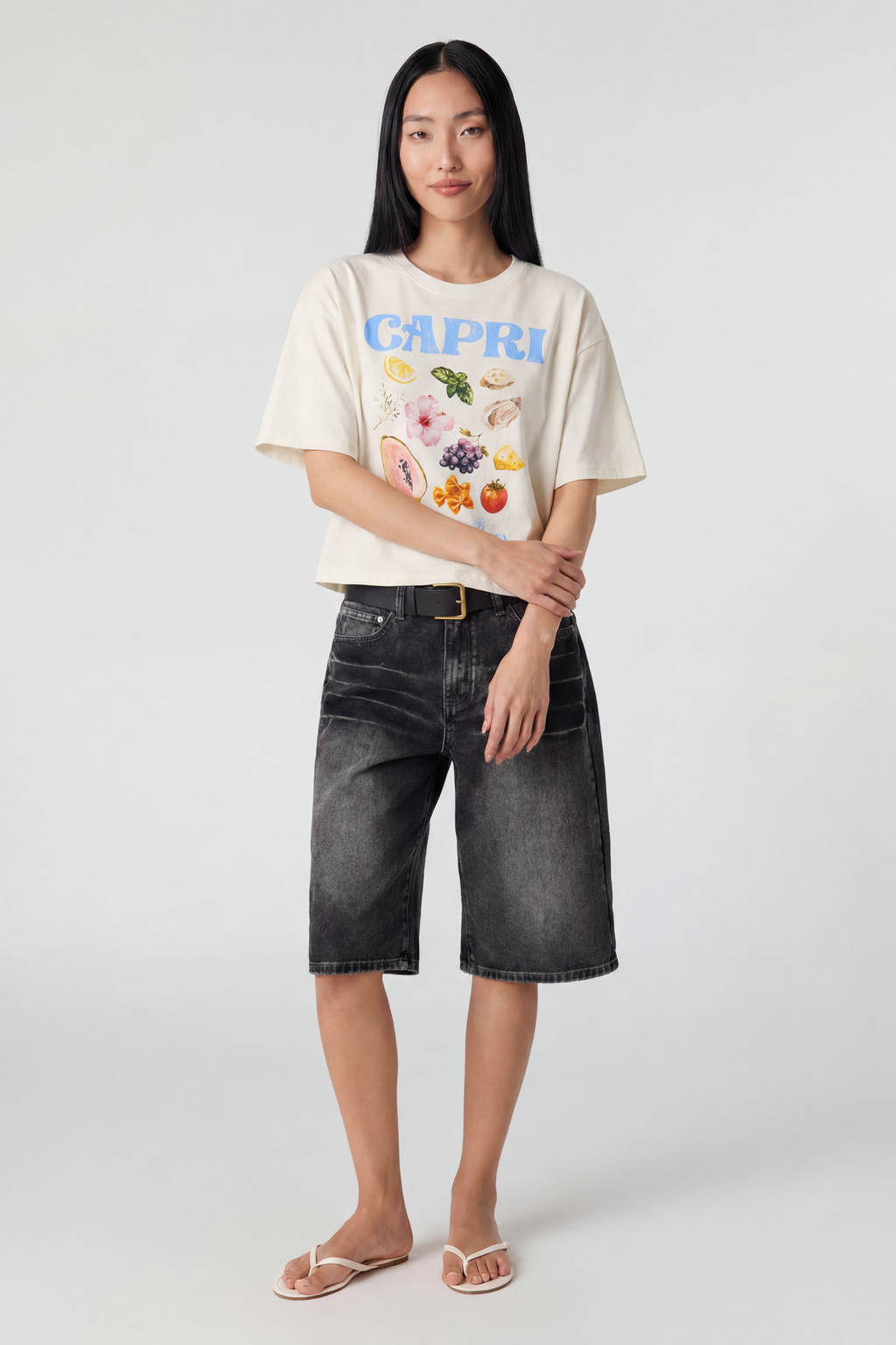 Summer Graphic Boyfriend T-Shirt