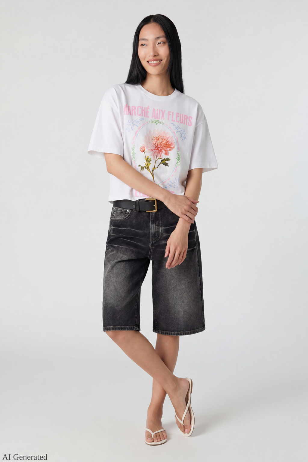 Summer Graphic Boyfriend T-Shirt