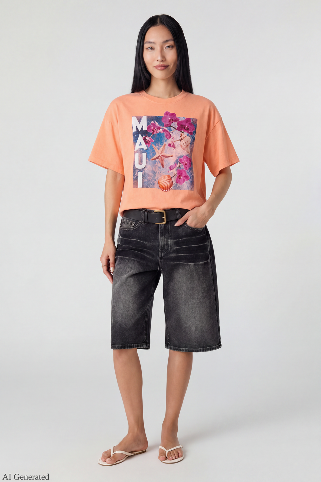 Summer Graphic Boyfriend T-Shirt