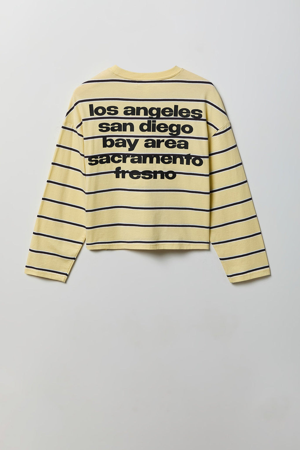 Graphic Striped Long Sleeve Top