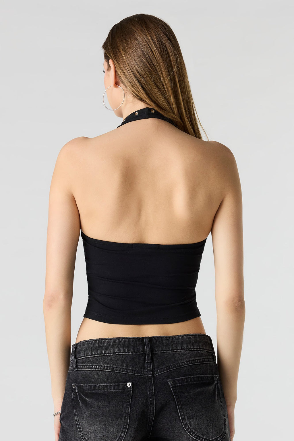 Soft Contour Grommet Halter Top