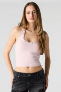 Soft Contour Grommet Halter Top