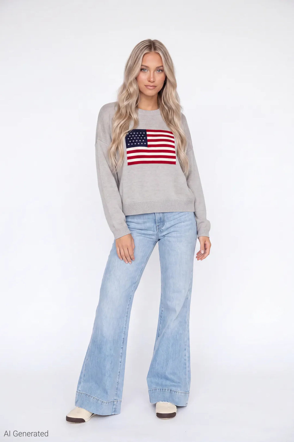 Jacquard Knit Sweater