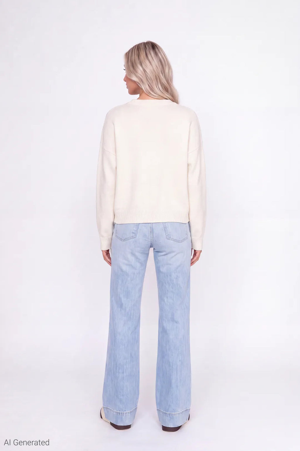 Jacquard Knit Sweater