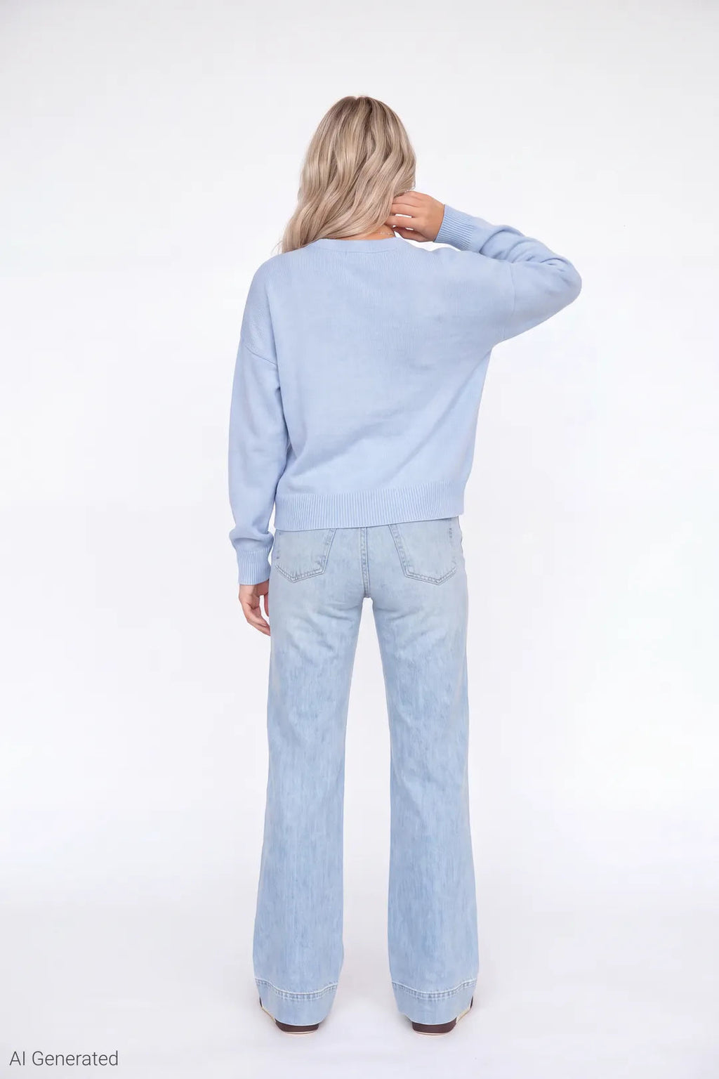 Jacquard Knit Sweater