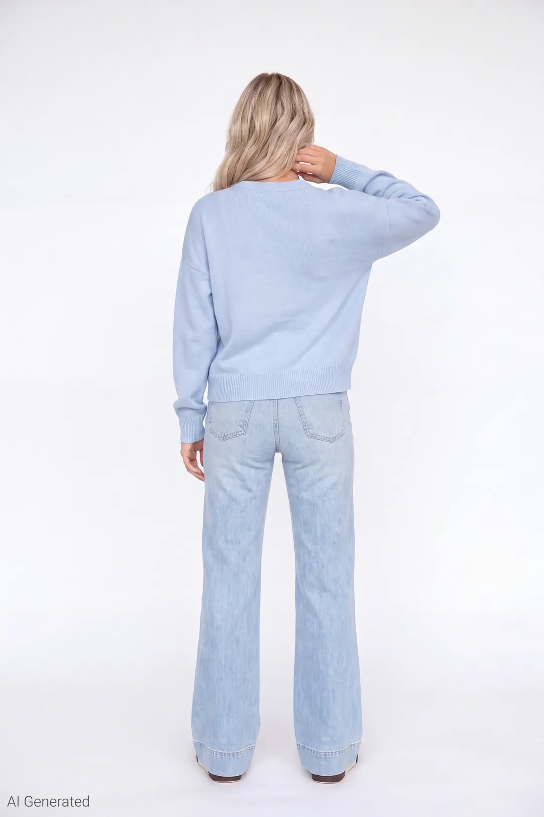 Jacquard Knit Sweater