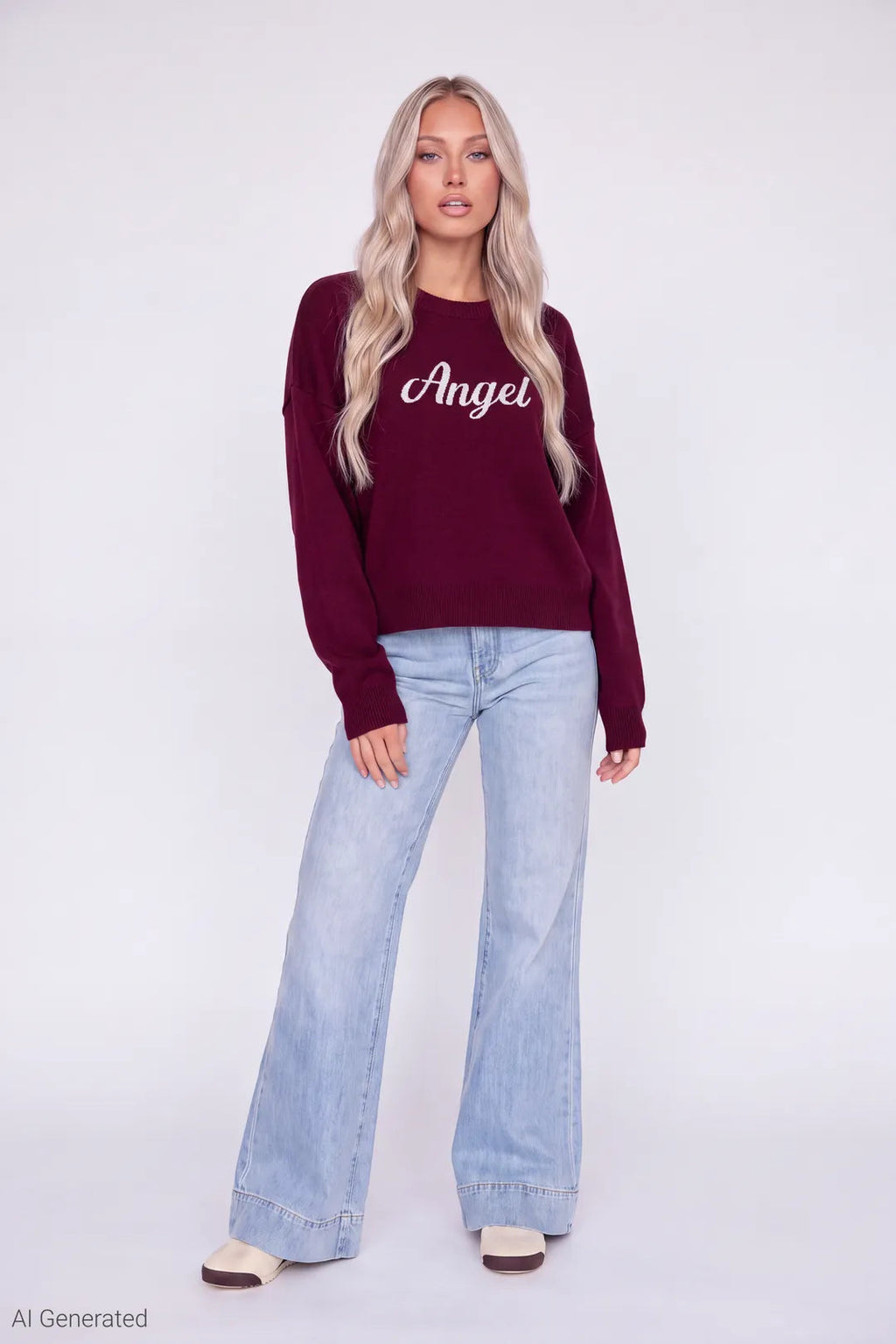 Jacquard Knit Sweater