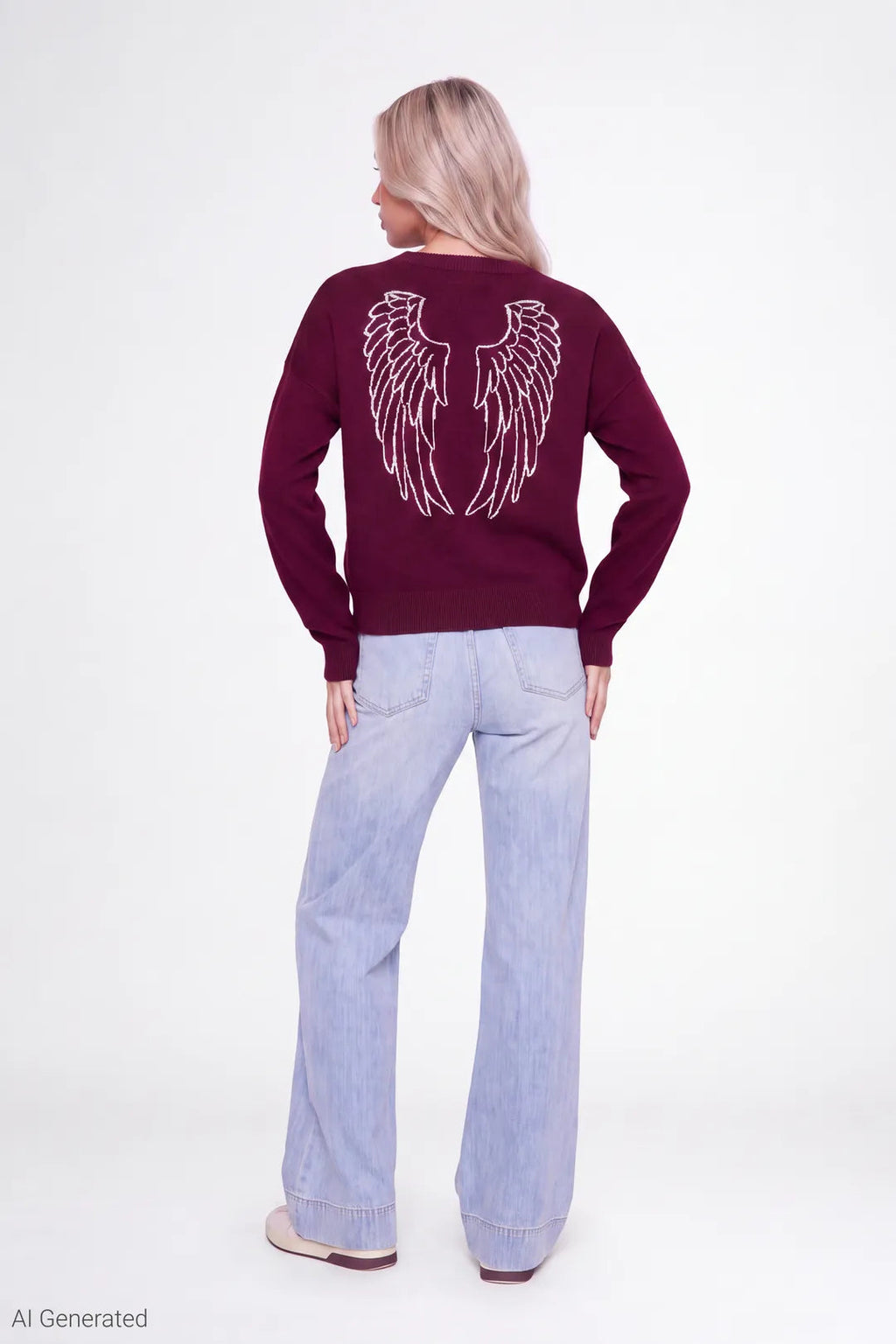 Jacquard Knit Sweater