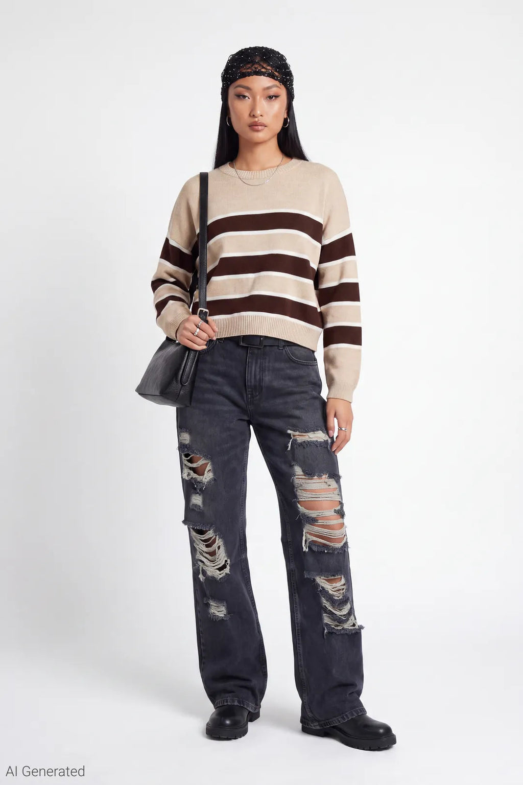 Striped Crewneck Sweater