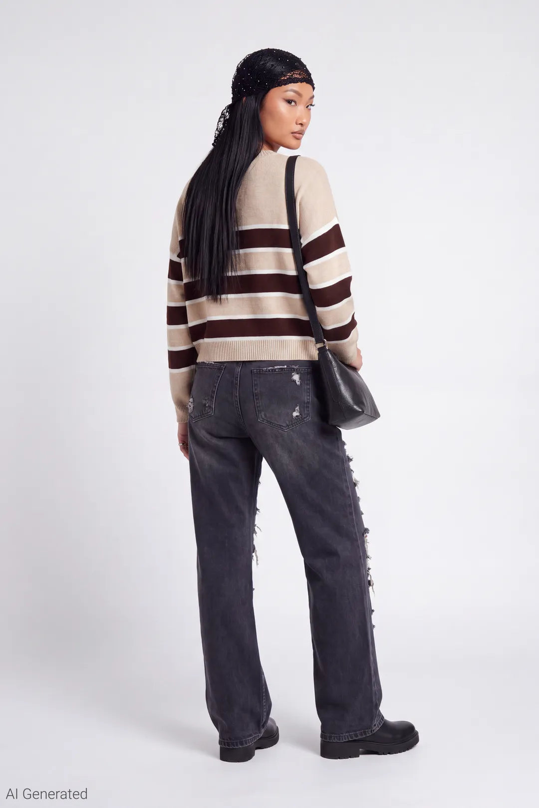 Striped Crewneck Sweater