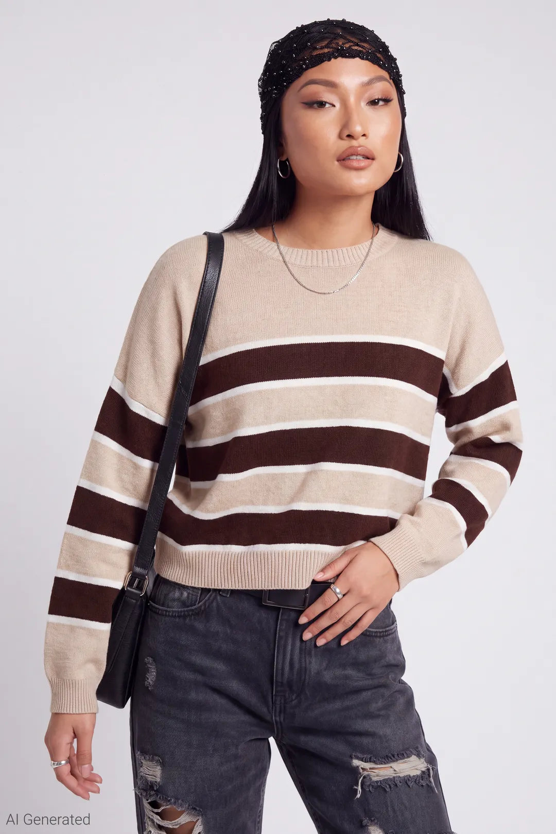 Striped Crewneck Sweater