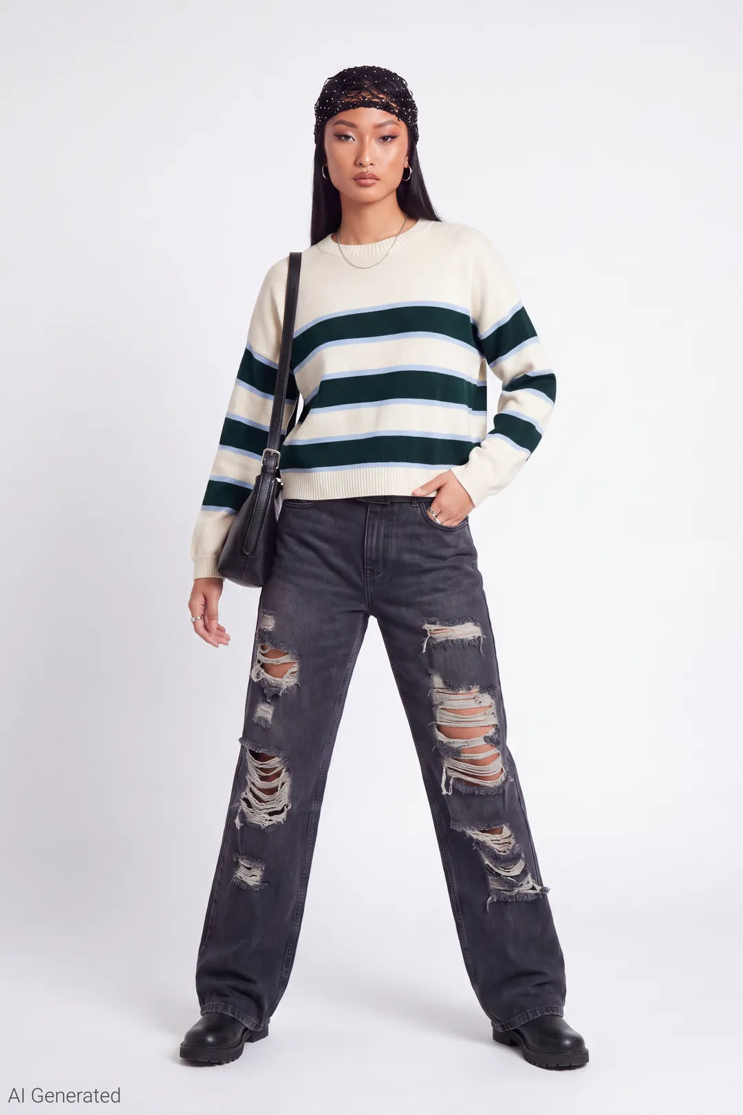 Striped Crewneck Sweater
