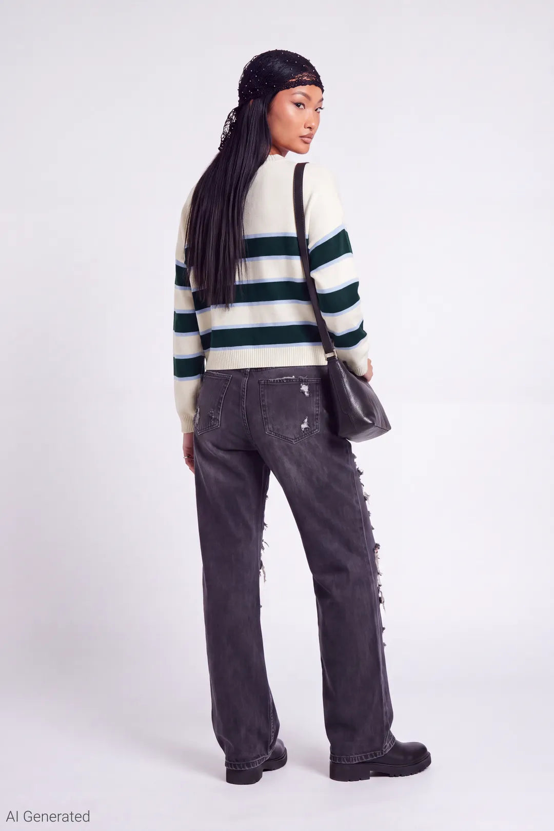 Striped Crewneck Sweater