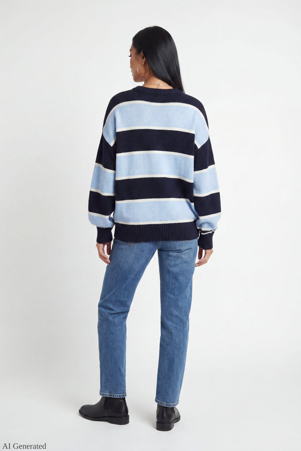 Oversized Striped Sweater