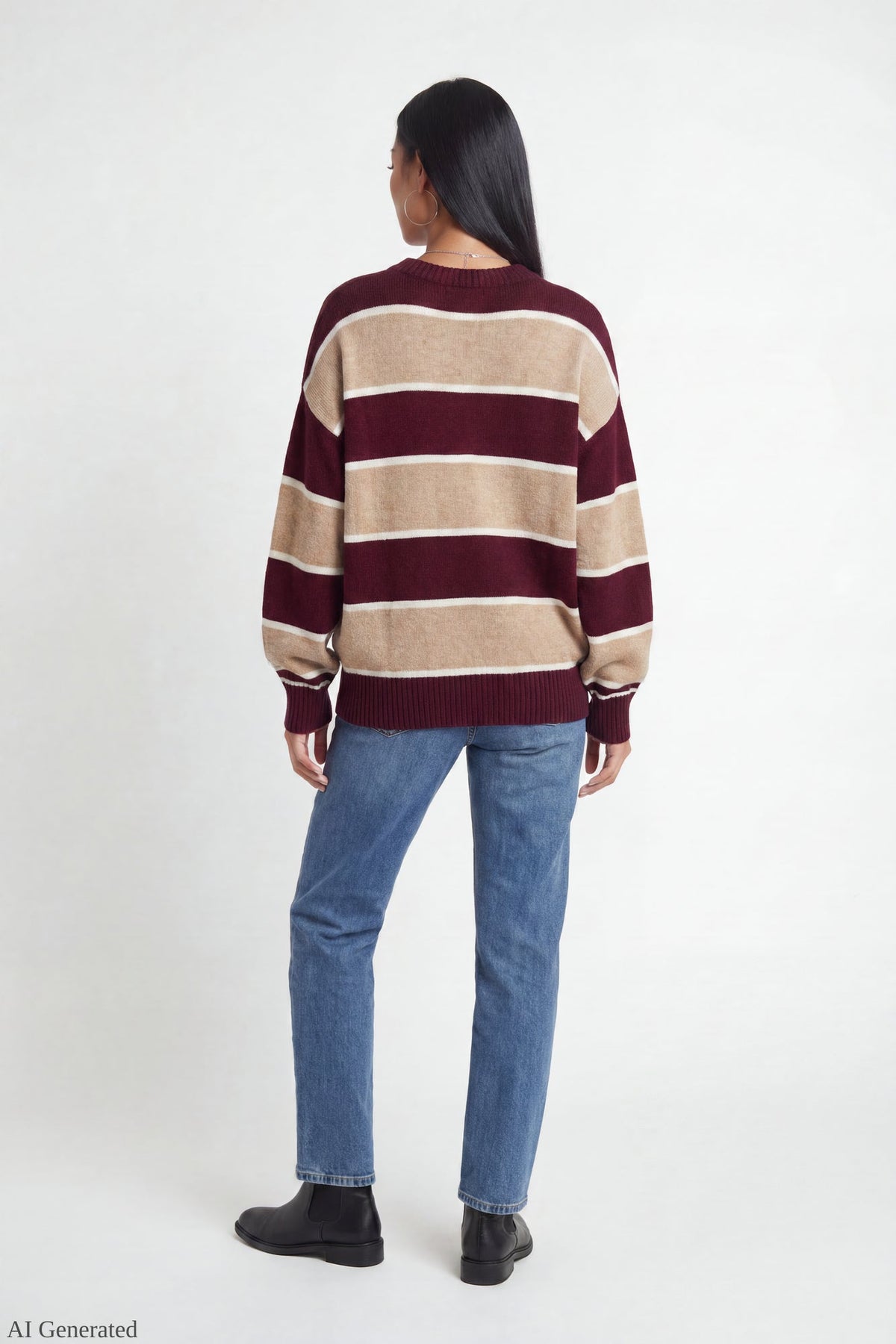 Oversized Striped Sweater