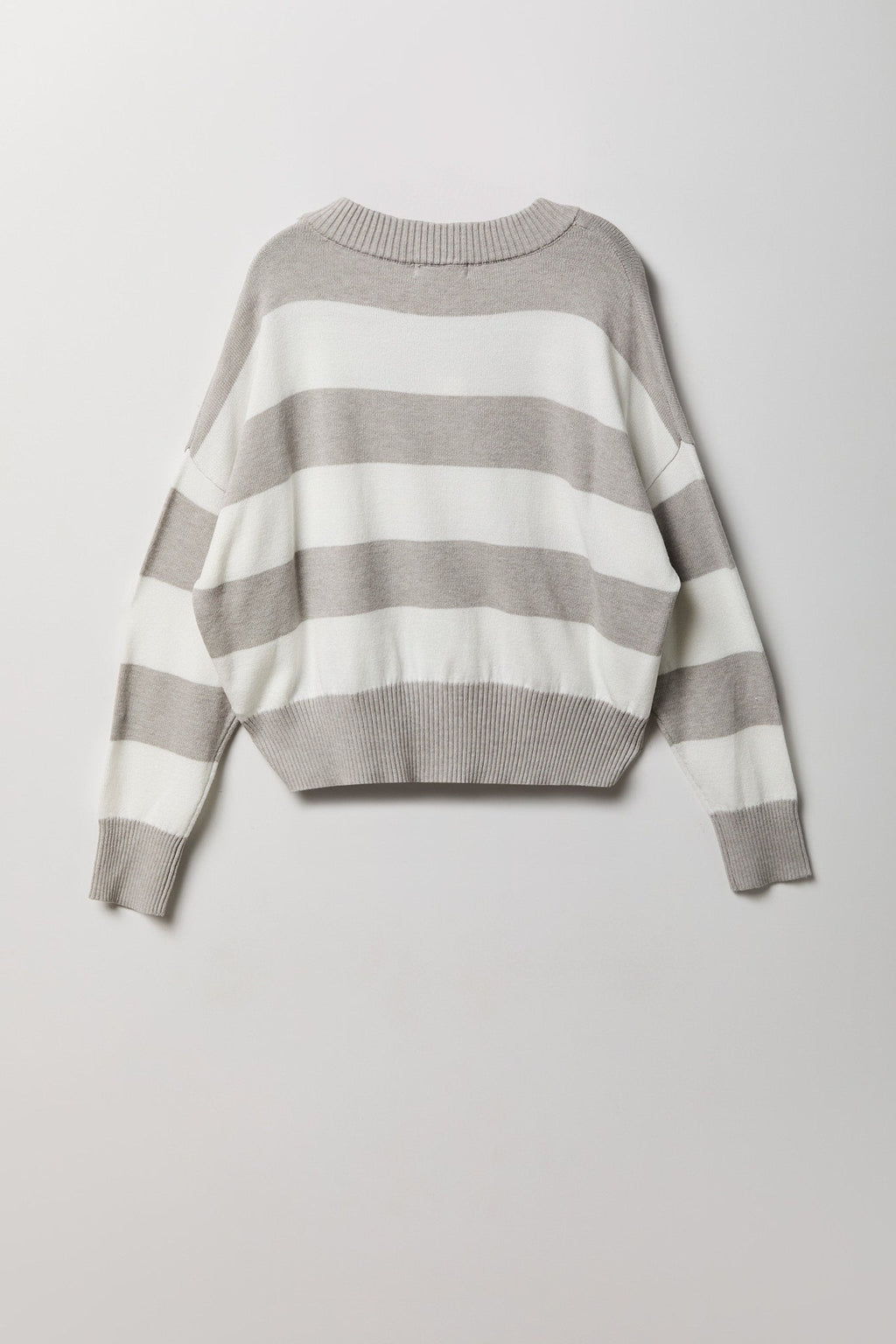 Striped V-Neck Sweater