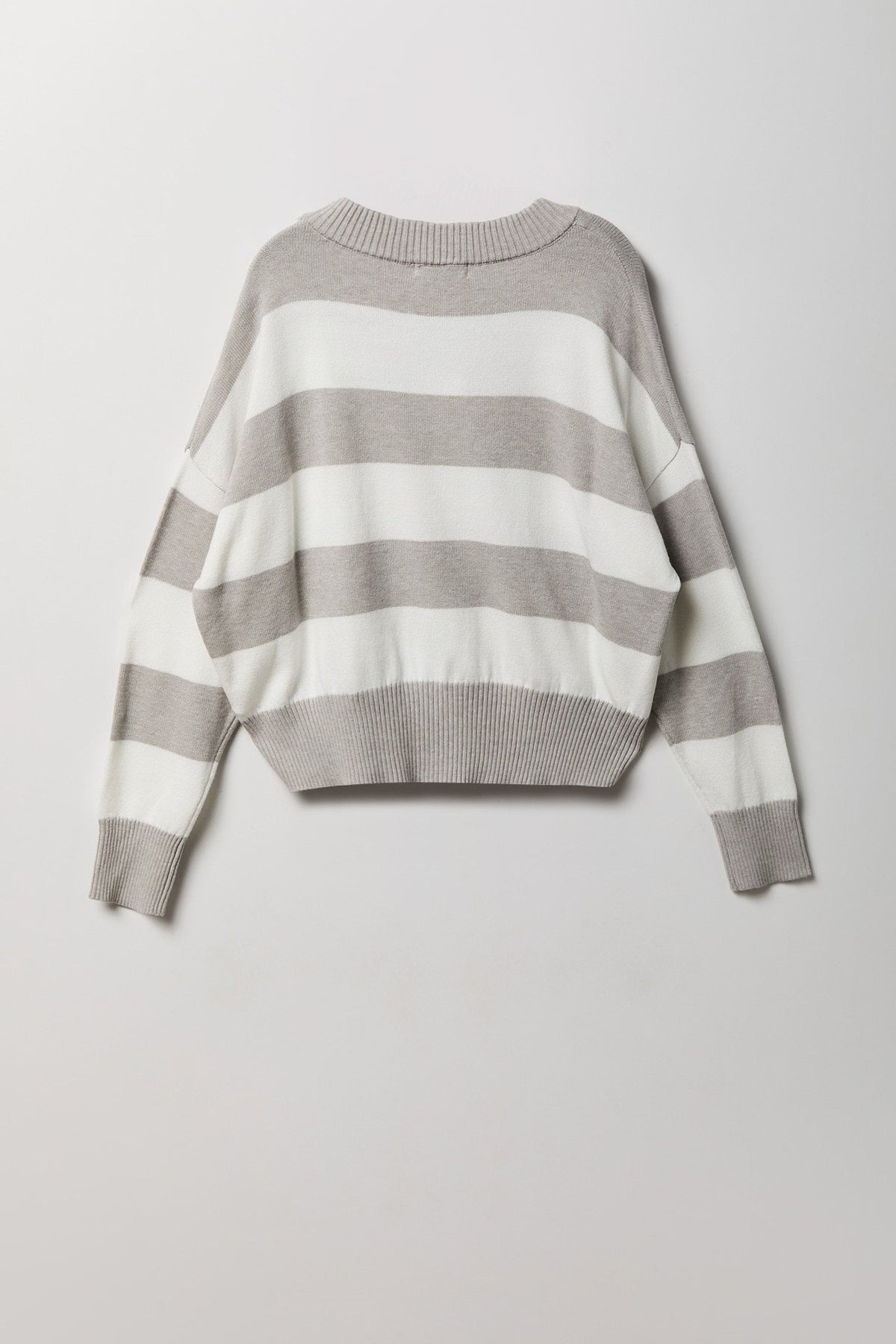 Striped V-Neck Sweater