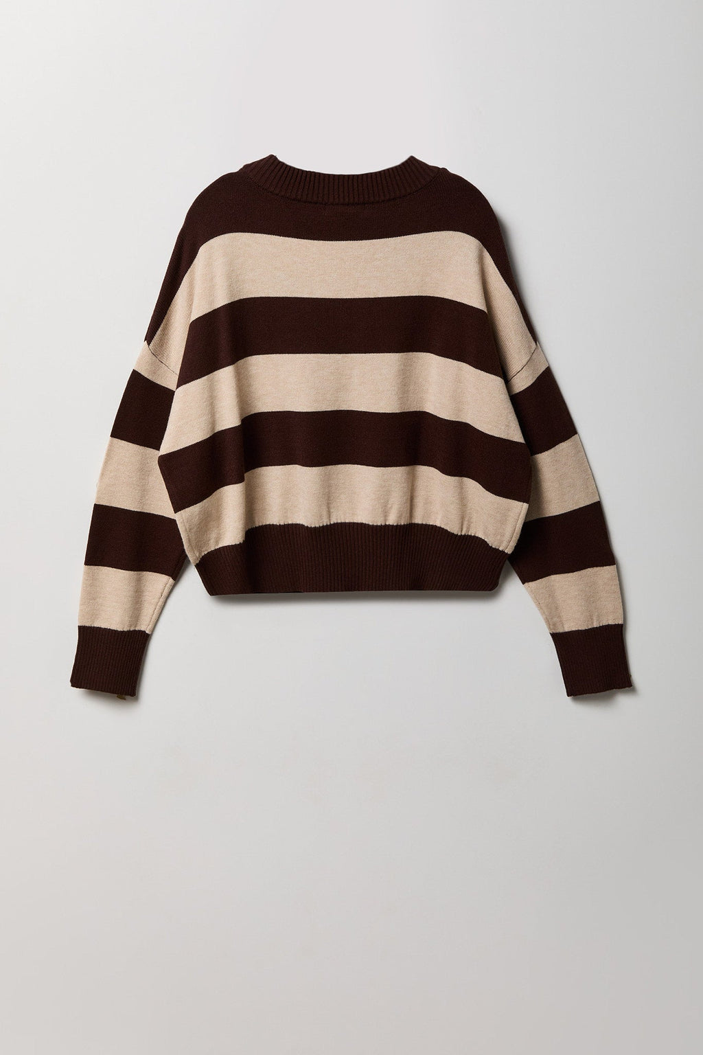 Striped V-Neck Sweater